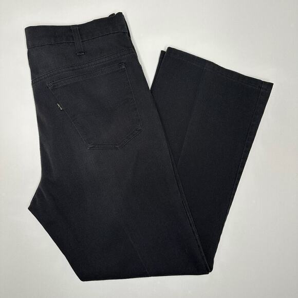 Vintage 1970’s Levi’s Big E Sta Prest Men’s Black Jeans - Picture 1 of 7